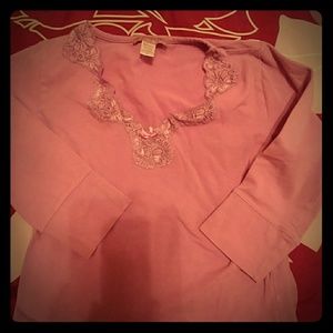 Willow wear,size M,Purple,stretchy pajama top